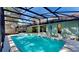 Enclosed pool area with screened-in lanai, providing privacy and an ideal space for leisure at 213 Almaden Ct, Winter Springs, FL 32708