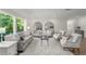 An elegant living room with plush seating, decorative mirrors, and plenty of natural light at 2922 Carmia Dr, Orlando, FL 32806