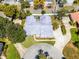 Aerial view of the property with mature trees and landscaping at 257 Donegal Ct, Altamonte Springs, FL 32714