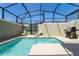 Private screened pool and patio area perfect for relaxation and enjoying sunny days with poolside grilling at 2964 Protagonist St, Kissimmee, FL 34746