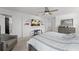 A primary bedroom offering great natural light and a ceiling fan at 3087 Somerset Park Dr, Orlando, FL 32824