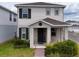 Attractive two-story home with a covered porch, well-maintained lawn, and tasteful landscaping at 3954 Great Smokey Way, Apopka, FL 32712