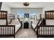 Bedroom featuring two sets of bunkbeds, carpet and windows to let in natural light at 482 Captiva Dr, Davenport, FL 33836
