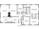 Detailed floor plan showcasing layout including living room, kitchen, bedrooms, bathrooms, office, and storage spaces at 2829 Aloma Ave, Winter Park, FL 32792