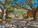 A wide community street is lined with mature trees and well-maintained buildings at 1092 E Michigan St # 1, Orlando, FL 32806
