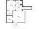 Upstairs floor plan displaying bedroom and bathroom layouts plus balcony access at 115 Ellington Pl, Oviedo, FL 32765