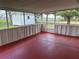 Screened porch with outdoor shed at 1328 Highland Cir, Kissimmee, FL 34744