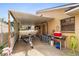 Covered patio featuring boat storage, an air conditioner, and cleaning station at 1969 La Rue Ave, Deltona, FL 32725