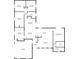 Detailed floor plan showcasing the layout of the home, including room dimensions and locations at 245 Country Circle E Dr, Port Orange, FL 32128
