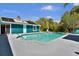 Backyard pool next to home; enjoy Florida outdoor living at its finest at 245 Country Circle E Dr, Port Orange, FL 32128