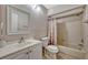 Full bathroom featuring a vanity and a shower with a shower curtain at 3012 S Semoran Blvd # 3, Orlando, FL 32822