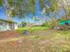Extensive backyard with potential for landscaping, with mature trees providing shade at 444 Sunnyview Cir, Orlando, FL 32810
