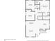 Floor plan featuring two bedrooms, two bathrooms, kitchen, living room, and dining room at 536 Southern Charm Dr, Orlando, FL 32807