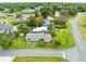 Expansive aerial shot of the property, highlighting its location, surrounding neighborhood, and proximity to local streets at 6305 Bass Hwy, St Cloud, FL 34771