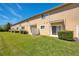 Backyard features a lawn and privacy fence at 10124 Shadow Leaf Ct, Orlando, FL 32825