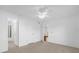 A well-lit bedroom featuring a ceiling fan and closet at 1013 S Hiawassee Rd # 3628, Orlando, FL 32835