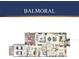 Balmoral floor plan showcasing an open-concept layout with modern finishes and spacious bedrooms at 10255 Beechwood Ln, Orlando, FL 32832