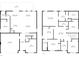 Detailed floor plan showcasing the layout of both floors of the home at 1158 Oak Bluff Dr, Davenport, FL 33837