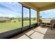 Screened patio with chairs offers beautiful outdoor views at 1924 Piedmont Ct, Mascotte, FL 34753