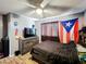 Bedroom featuring a ceiling fan and natural light at 2342 Linda St, Lake Wales, FL 33898