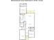 First floor layout of home shows the Primary Bedroom, Kitchen, Living Room, and Gameroom at 2805 Bookmark Dr, Kissimmee, FL 34746