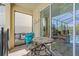 Outdoor patio with furniture, grill and view of the pool at 2805 Bookmark Dr, Kissimmee, FL 34746