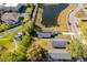 Aerial view showcasing the property's proximity to a pond and community amenities at 3063 Jon Jon Ct, Orlando, FL 32822