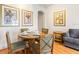 Cozy dining room featuring bamboo chairs and unique wall decor at 3132 Calabria Ave, Davenport, FL 33897