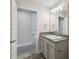 Bathroom features include granite countertop, cabinets, sink, and a mirror at 442 Big Black Pl, Kissimmee, FL 34759