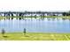 Scenic view of a calm lake surrounded by trees, with lush green grass in the foreground at 4512 Cutwater Dr, Orlando, FL 32820