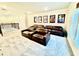 Spacious living room area with plush carpeting and comfortable seating at 4512 Cutwater Dr, Orlando, FL 32820