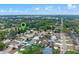 An aerial view of a residential area featuring tree-lined streets and single-Gathering homes with neatly maintained yards at 6031 W Ridgewood Ave, Orlando, FL 32835