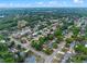 A high-angle shot of a tranquil residential community with lush green trees and well-spaced single-Gathering houses at 6031 W Ridgewood Ave, Orlando, FL 32835
