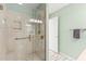 Shower with glass door at 613 Nuevo Leon Ln, The Villages, FL 32159