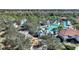 Aerial view of the community pool and playground area at 7012 Oakwood St, Davenport, FL 33837