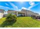 Expansive green backyard featuring a covered patio and well-maintained lawn at 7633 Agrigento St, Clermont, FL 34714