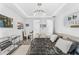 Bedroom with chandelier and modern furnishings at 7633 Agrigento St, Clermont, FL 34714