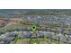 An aerial view showing the home's location in a vibrant residential neighborhood at 861 Grazie Loop, Davenport, FL 33837