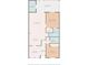 Detailed floor plan showcasing the layout of the house with dimensions at 9385 Lake Lotta Cir, Gotha, FL 34734