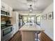 Bright and spacious kitchen with a large island and stainless steel appliances at 2601 Windward Ct, Orlando, FL 32805