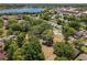 Neighborhood aerial view near a lake and commercial buildings at 2617 S Marshall Ave, Sanford, FL 32773