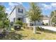 Exterior view of a two-story home featuring stone accents, a two-car garage, and landscaping at 2865 High Pointe St, Clermont, FL 34711