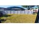 Fenced backyard providing privacy and security at 3131 Effingham Dr, Clermont, FL 34714