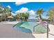 Inviting backyard pool with palm trees and lake views, perfect for relaxation and outdoor enjoyment at 673 Balmoral Rd, Winter Park, FL 32789