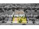 Aerial full shot of a traditional two story home with driveway, front lawn and landscaping at 8384 Ludington Cir, Orlando, FL 32836