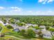 Aerial view of neighborhood, with golf course, ponds and lush trees at 10176 Hart Branch Cir, Orlando, FL 32832