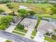 Aerial view of homes with screened in pools backing up to a beautiful golf course at 10176 Hart Branch Cir, Orlando, FL 32832
