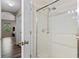 Bathroom featuring glass shower and modern fixtures at 13832 Dove Wing Ct, Orlando, FL 32828