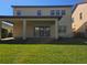 Home exterior featuring a covered patio, and a spacious green backyard lawn at 15149 Canoe Pl, Winter Garden, FL 34787