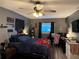 Comfortable bedroom with a ceiling fan, providing a cozy and restful space at 191 Caldwell St, Apopka, FL 32712